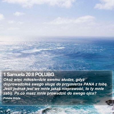 1 Samuela 20:8 POLUBG Bible Verse Image