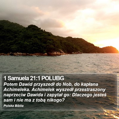 1 Samuela 21:1 POLUBG Bible Verse Image