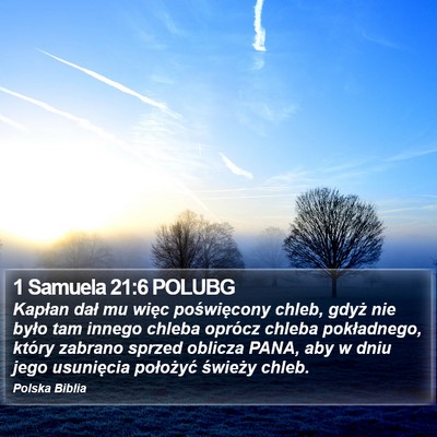 1 Samuela 21:6 POLUBG Bible Verse Image