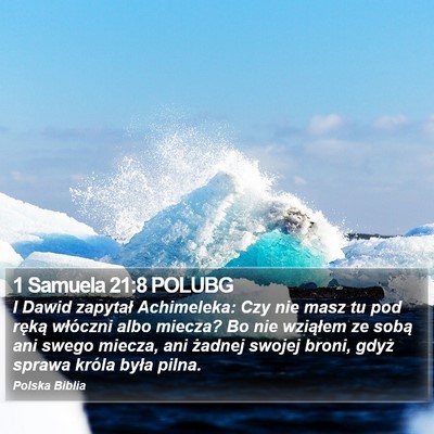 1 Samuela 21:8 POLUBG Bible Verse Image