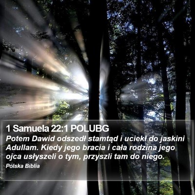 1 Samuela 22:1 POLUBG Bible Verse Image