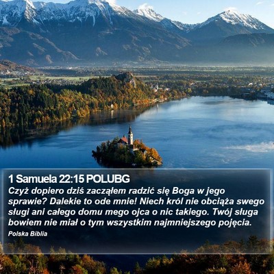 1 Samuela 22:15 POLUBG Bible Verse Image