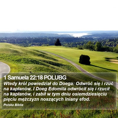 1 Samuela 22:18 POLUBG Bible Verse Image
