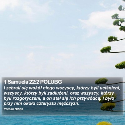 1 Samuela 22:2 POLUBG Bible Verse Image