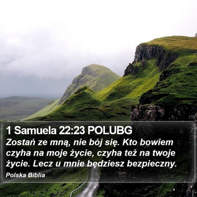 1 Samuela 22:23 POLUBG Bible Verse Image