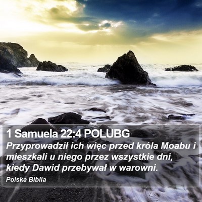 1 Samuela 22:4 POLUBG Bible Verse Image
