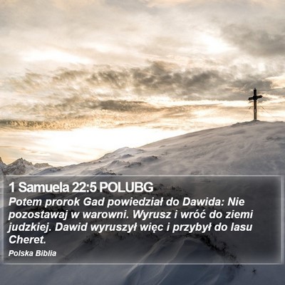 1 Samuela 22:5 POLUBG Bible Verse Image
