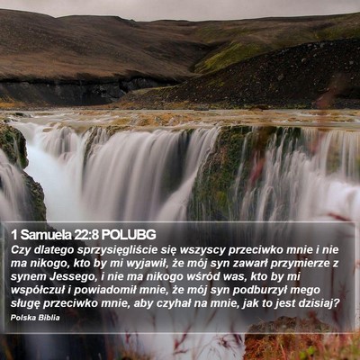 1 Samuela 22:8 POLUBG Bible Verse Image