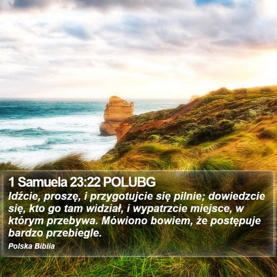 1 Samuela 23:22 POLUBG Bible Verse Image