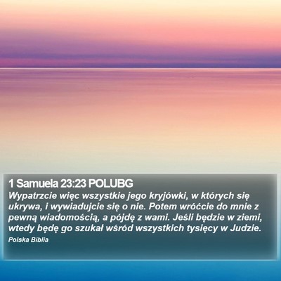 1 Samuela 23:23 POLUBG Bible Verse Image