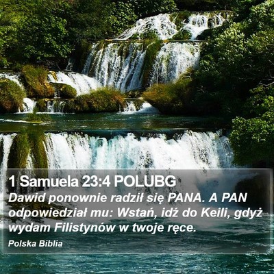 1 Samuela 23:4 POLUBG Bible Verse Image