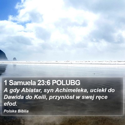 1 Samuela 23:6 POLUBG Bible Verse Image