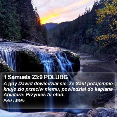 1 Samuela 23:9 POLUBG Bible Verse Image