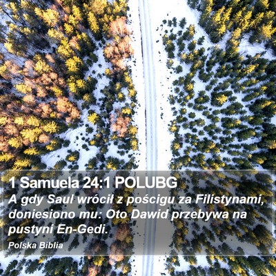 1 Samuela 24:1 POLUBG Bible Verse Image