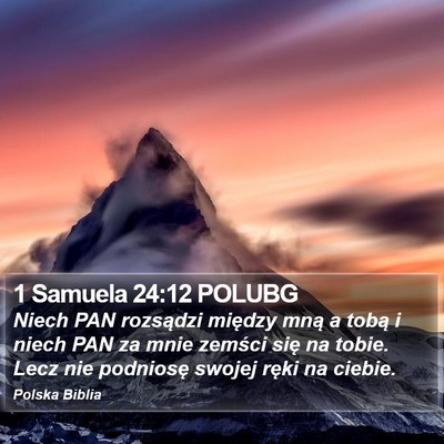 1 Samuela 24:12 POLUBG Bible Verse Image