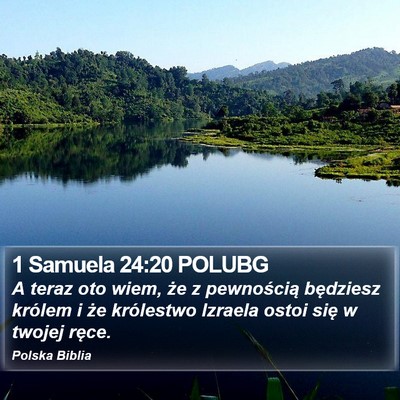 1 Samuela 24:20 POLUBG Bible Verse Image