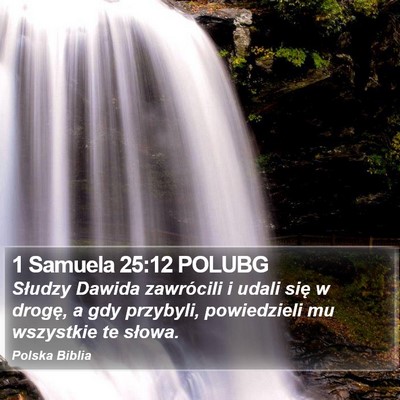 1 Samuela 25:12 POLUBG Bible Verse Image