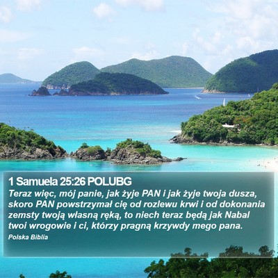 1 Samuela 25:26 POLUBG Bible Verse Image