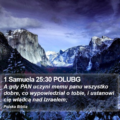 1 Samuela 25:30 POLUBG Bible Verse Image