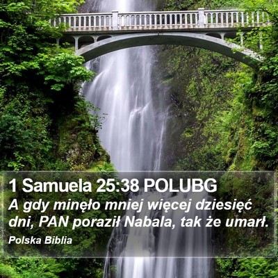 1 Samuela 25:38 POLUBG Bible Verse Image
