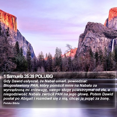 1 Samuela 25:39 POLUBG Bible Verse Image