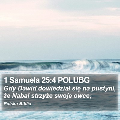 1 Samuela 25:4 POLUBG Bible Verse Image