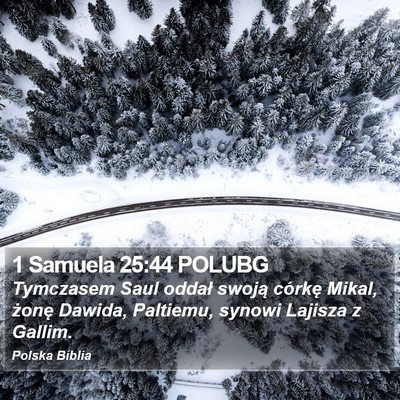 1 Samuela 25:44 POLUBG Bible Verse Image