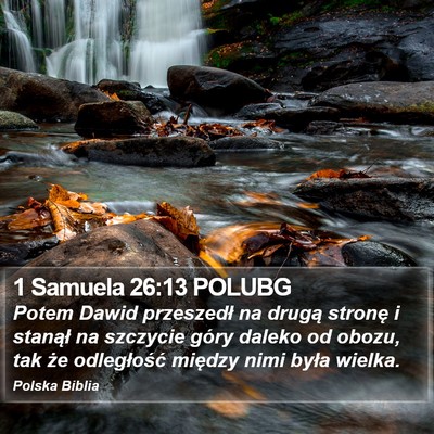 1 Samuela 26:13 POLUBG Bible Verse Image