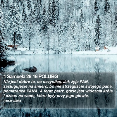 1 Samuela 26:16 POLUBG Bible Verse Image