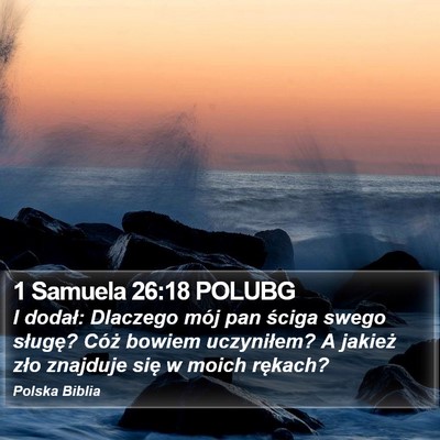 1 Samuela 26:18 POLUBG Bible Verse Image