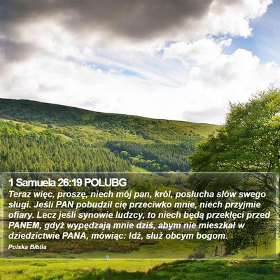 1 Samuela 26:19 POLUBG Bible Verse Image