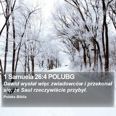 1 Samuela 26:4 POLUBG Bible Verse Image