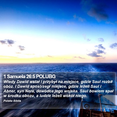 1 Samuela 26:5 POLUBG Bible Verse Image
