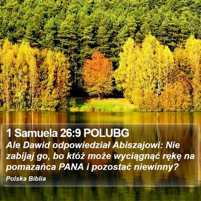 1 Samuela 26:9 POLUBG Bible Verse Image
