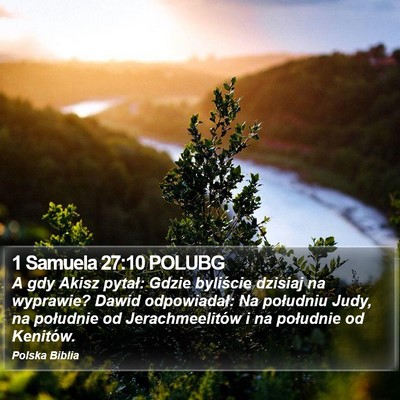 1 Samuela 27:10 POLUBG Bible Verse Image