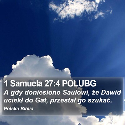 1 Samuela 27:4 POLUBG Bible Verse Image