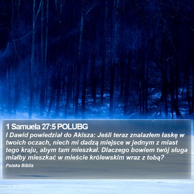 1 Samuela 27:5 POLUBG Bible Verse Image
