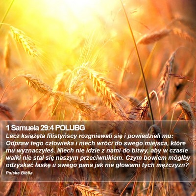 1 Samuela 29:4 POLUBG Bible Verse Image