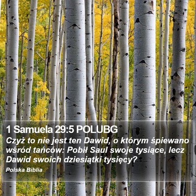 1 Samuela 29:5 POLUBG Bible Verse Image
