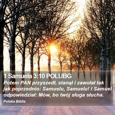 1 Samuela 3:10 POLUBG Bible Verse Image