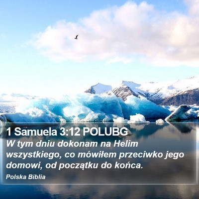 1 Samuela 3:12 POLUBG Bible Verse Image