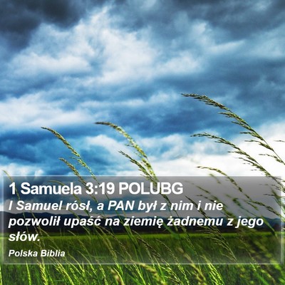 1 Samuela 3:19 POLUBG Bible Verse Image
