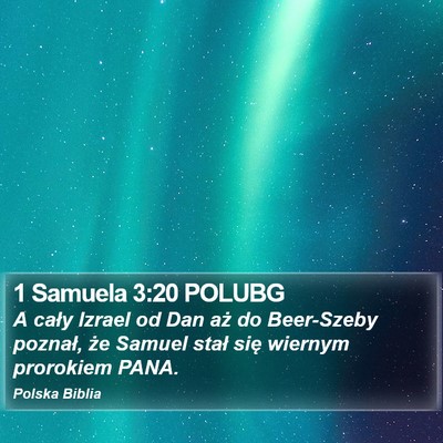 1 Samuela 3:20 POLUBG Bible Verse Image