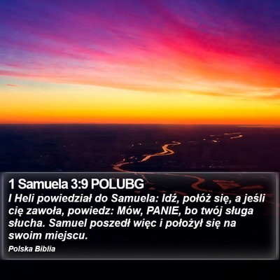 1 Samuela 3:9 POLUBG Bible Verse Image
