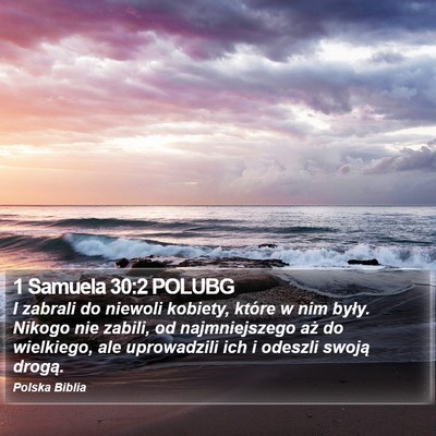 1 Samuela 30:2 POLUBG Bible Verse Image