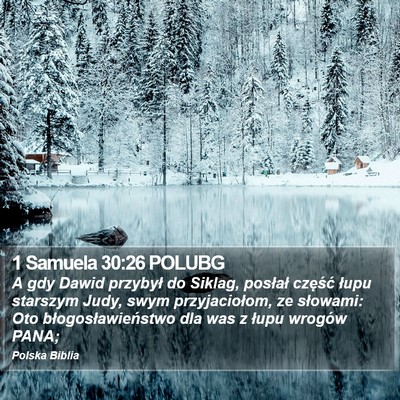 1 Samuela 30:26 POLUBG Bible Verse Image