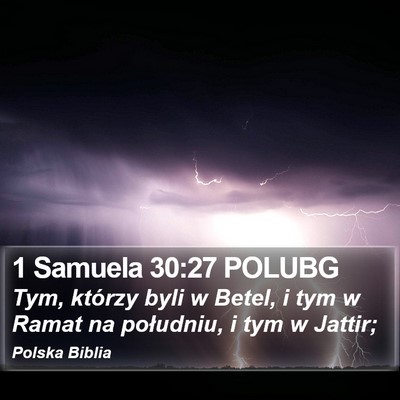 1 Samuela 30:27 POLUBG Bible Verse Image