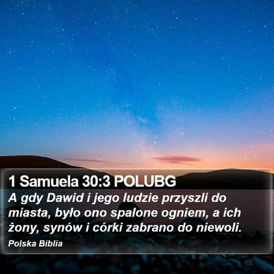 1 Samuela 30:3 POLUBG Bible Verse Image