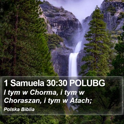 1 Samuela 30:30 POLUBG Bible Verse Image