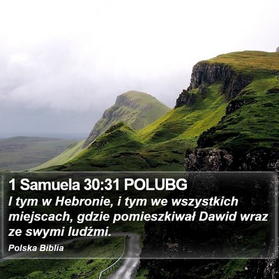 1 Samuela 30:31 POLUBG Bible Verse Image